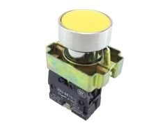 XB2-BA51 Sarı 22mm Metal Yaylı Buton