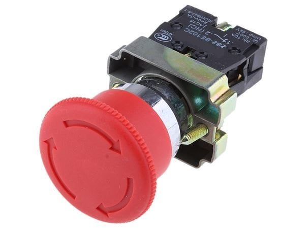 Xb2-Bs542 Metal Kalıcı Çevirmeli Acil Stop Butonu
