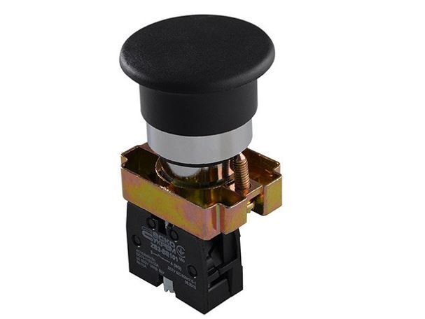 Xb2-Bc21 Metal Yaylı Siyah Acil Stop Butonu