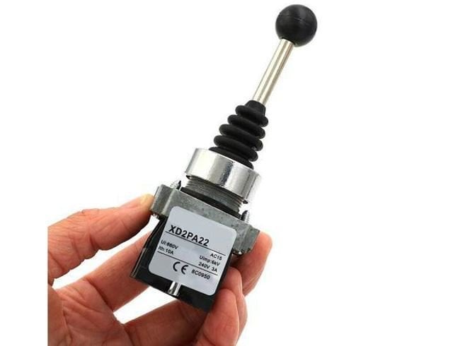 XD2-PA22 2 Yönlü Yaylı Joistik Metal Buton