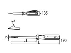 İzeltaş 135mm Elektrik Kontrol Kalemi 10'lu Paket