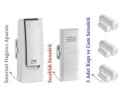 TFA WH3311 Kapı Ve Pencere Sensörlü Akıllı Ev Takip Seti
