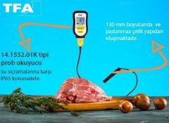 TFA 14.1552.01 K Tipi Prob Okuyucu Termometre