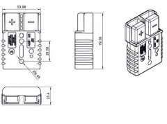 SB175 Anderson Power Akü Soketi