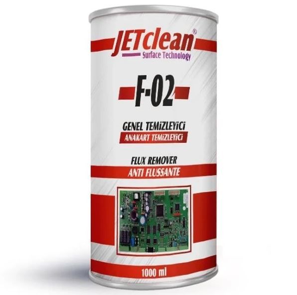 JetClean F-02 1000ml Sıvı Anakart Flux Temizleyici