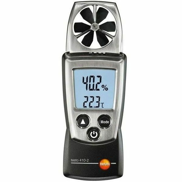 Hassas Testo 410-2 Anemometre (Hız+Sıcaklık+Nem)