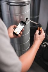 Testo 405i Akıllı Telefon ile Kullanılabilen Hot Wire Anemometre