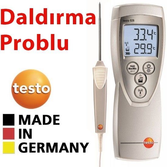Testo 926 T Tipi Daldırma Problu Termometre Seti
