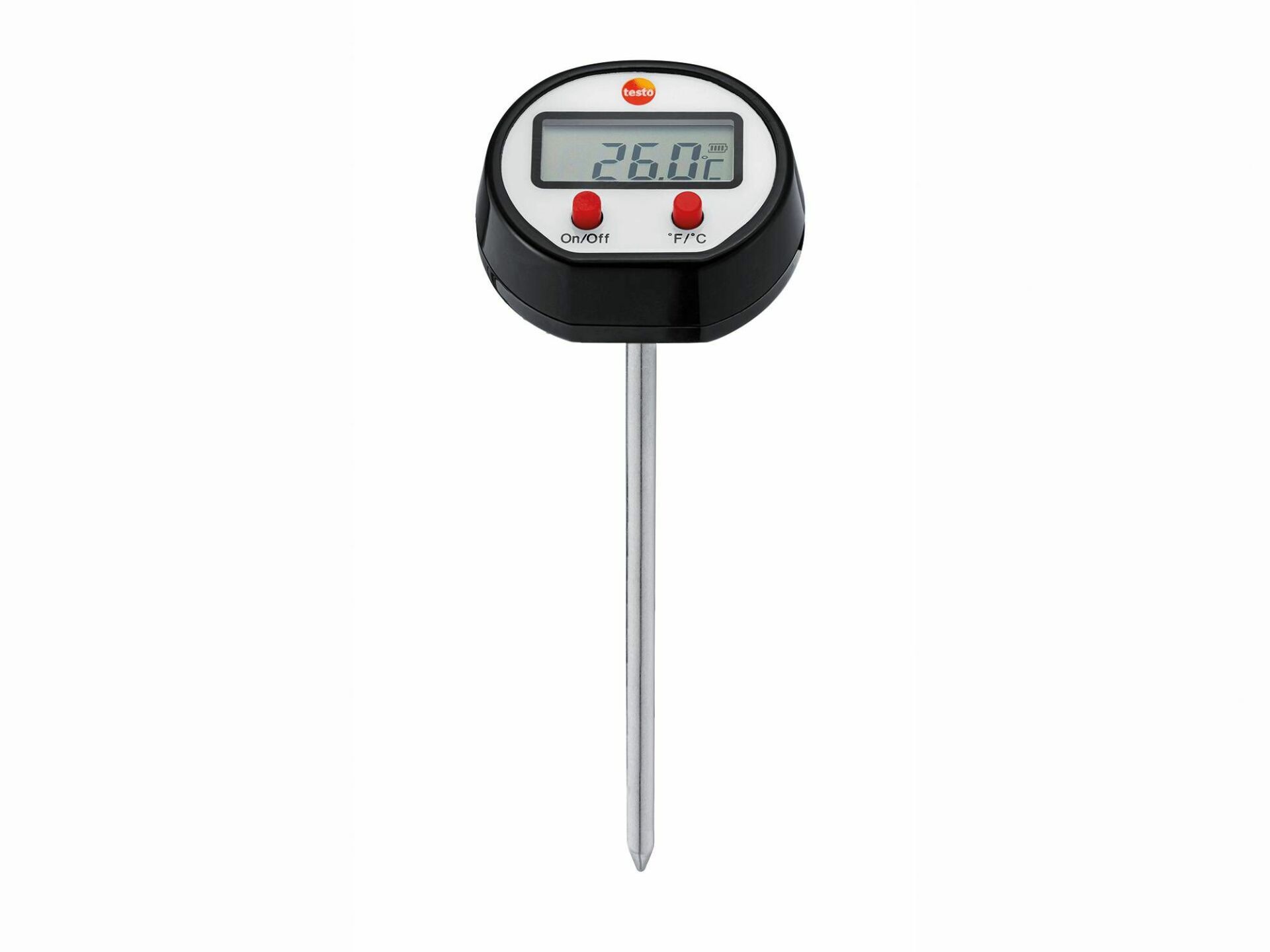 Testo Üstten Göstermeli Mini Termometre 12.5cm Prob