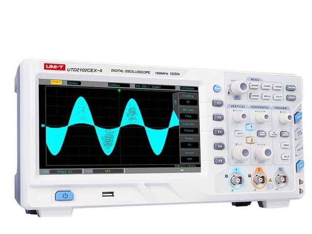 Unit UTD2102CEX-II 2 Kanal 100MHz Dijital Depolama Osiloskopu