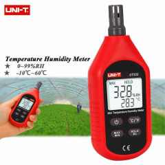 UNIT UT 333 Mini Dijital Isı Nem Ölçer -10/+60° Ölçü Aleti