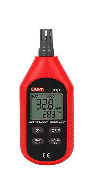 UNIT UT 333 Mini Dijital Isı Nem Ölçer -10/+60° Ölçü Aleti