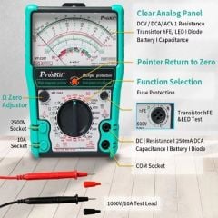 Proskit MT-2207 Korumalı Analog Multimetre Ölçü Aleti