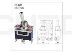 Cntd C5R12 On-On 3P Yaylı Toggle Switch