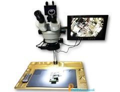 WL Prosfesyonel Full Hd Monitorlü Stereo Mikroskop