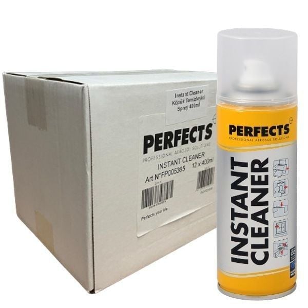 Perfects Instant Cleaner Köpük Temizleyici Sprey 200ml 1 Kutu 12 Adet