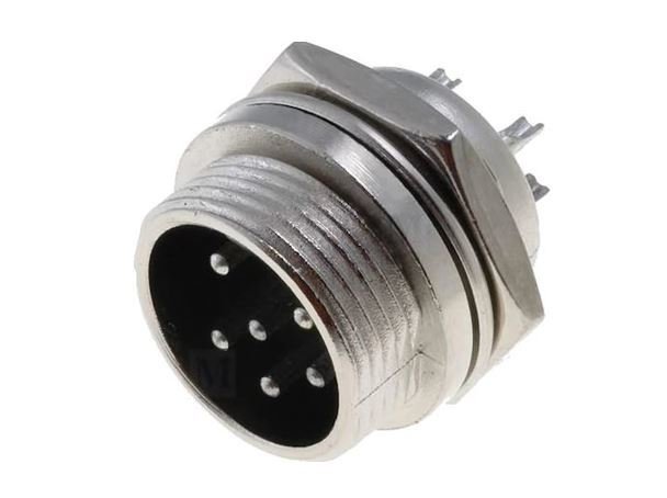 6 Pin Erkek Konnektör, Mayk Fiş