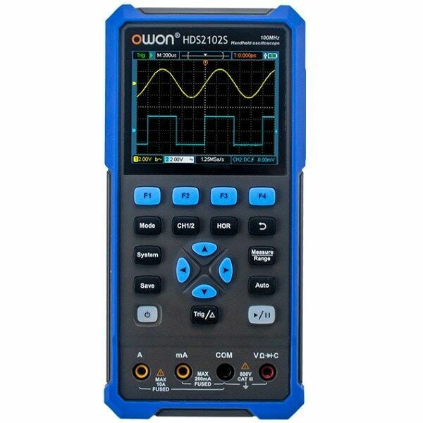 Owon HDS2102S 100Mhz 3in1 Osiloskop Multimetre Sinyal Jenaratörü