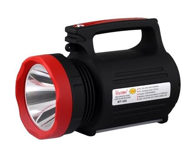 Watton WT-350 Şarjlı Işıldak Projektör El Feneri