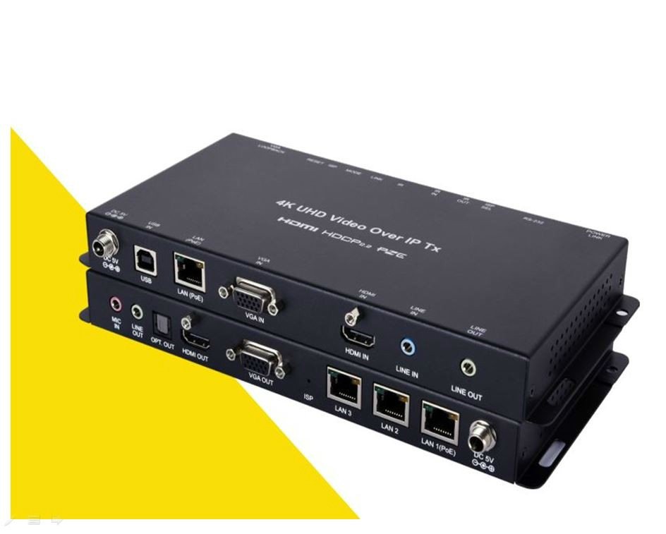 TCP/IP Üzerinden KVM ile 4K UHD/USB/VGA Cat 5/6/7 Genişletici
