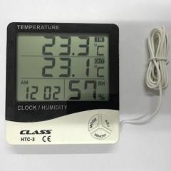 Class HTC3 Saatli İç-Dış Ortam Nem Ölçer Termometre