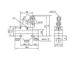 Cntd CM-1743 Devrilen Makaralı Mikro Switch