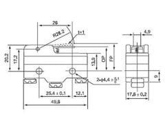 Cntd CM-1702 Kısa Palet Mikro Switch