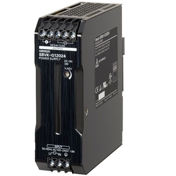 Omron S8VK-G12024 120W 24VDC 5A Ray Tipi Güç Kaynağı