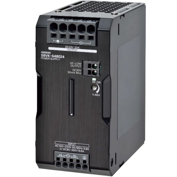 Omron S8VK-S48024 480W 24VDC 20A Ray Tipi Güç Kaynağı