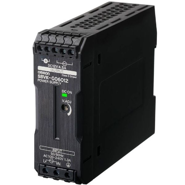 Omron S8VK-G06012 60W 12VDC 4.5A Ray Tipi Güç Kaynağı