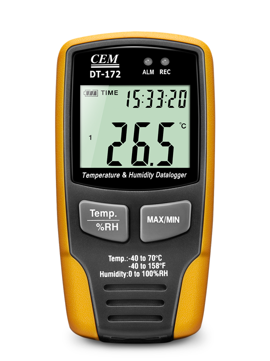 Cem DT-172 Sıcaklık ve Nem Kayıt Cihazı Datalogger