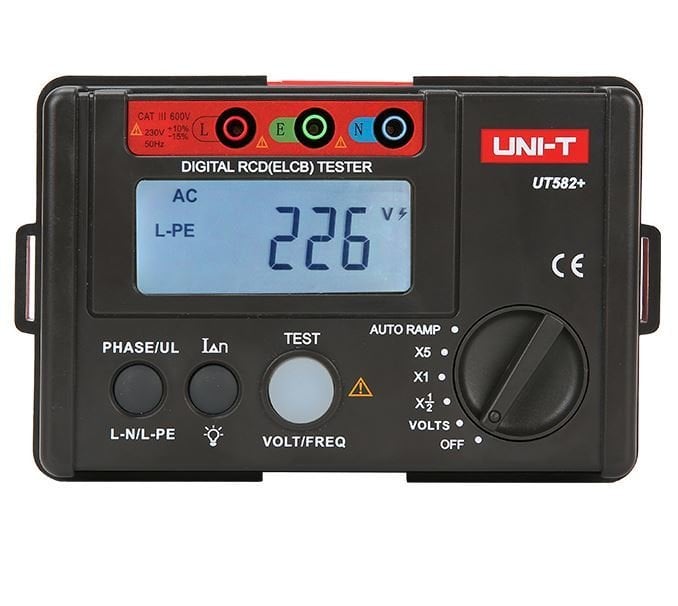 Unit UT582+ Dijital RCD (ELCB) Test Cihazı