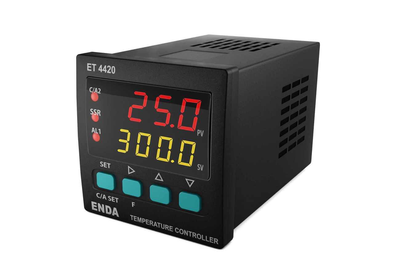 ET4420-SM-RS-9-30V DC / 7-24V AC PID Dijital Termostat 48x48mm