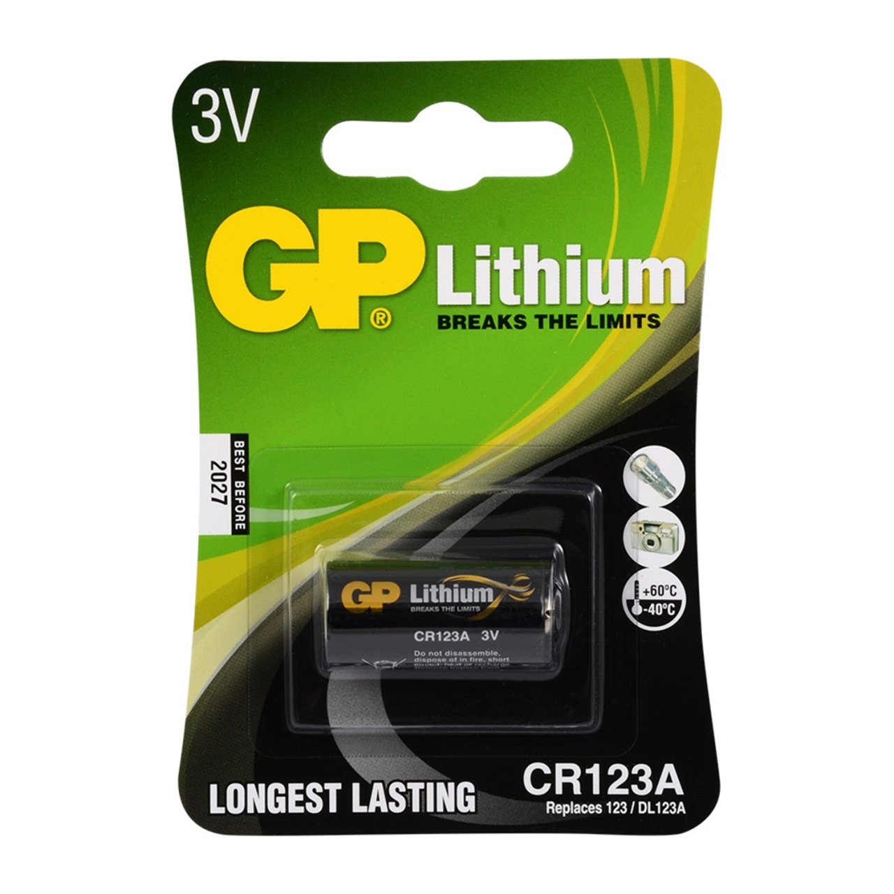 Gp CR123A 3V Lityum Pil