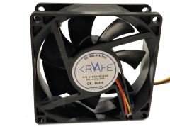 Krafe 80x80x25 12V DC 3 Kablolu Fan