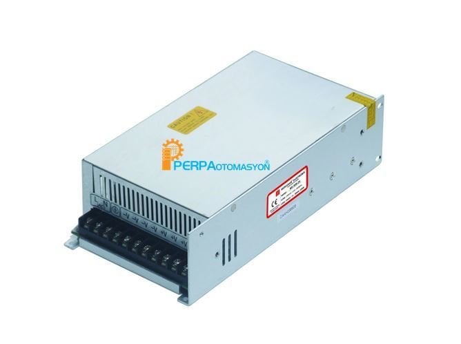 Mervesan 500W 12V DC 40A Metal Kasa Adaptör