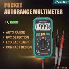 Proskit MT-1508 Cep Tipi Multimetre Ölçü Aleti