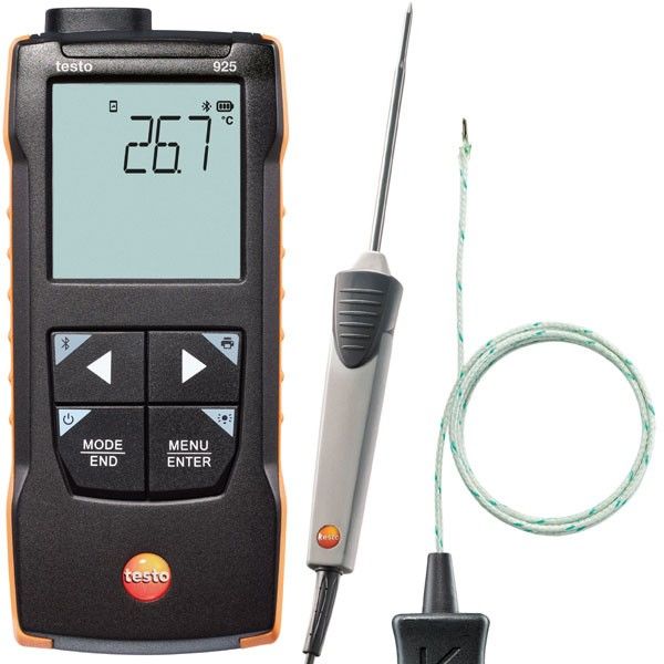 Testo 925 K Tipi Daldırma Problu Termometre Seti