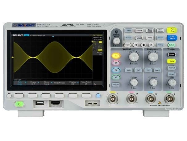 Siglent SDS1104X-E 4Kanal 100MHz Dijital Osiloskop