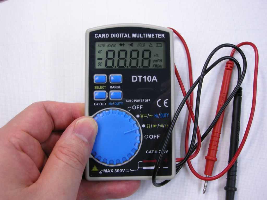 DT10A Ultra İnce Mini Dijital Multimetre