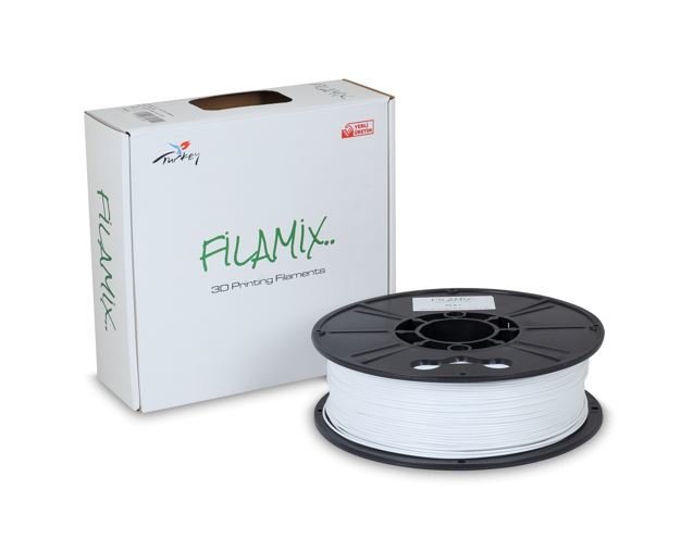 Filamix Beyaz PLA 3D Yazıcı Filamenti 1.75mm - 1kg