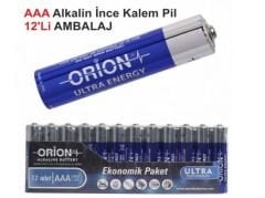 Orion LR03 AAA İnce Kalem Pil 12'Li Paket