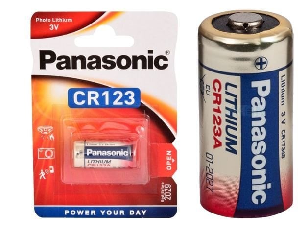 Panasonic CR123A Lithium Pil (Bulk)