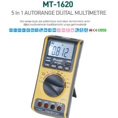 Proskit MT-1620 5'in1 Çok Fonksiyonlu Dijital Multimetre