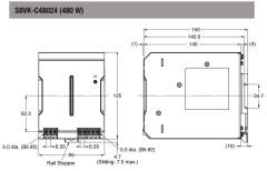 Omron 24V DC 20A S8VK-C48024 Ray Tipi Güç Kaynağı