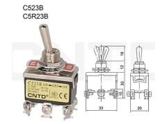 Cntd C523 On-Off-On 6 Pin Toggle Switch