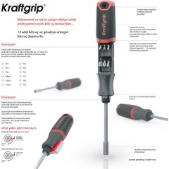 Kraftgrip 45296 13 Parça Bits Tornavida Seti
