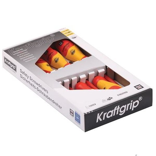 Kraftgrip 43904 7'li 1000V İzoleli Düz-Yıldız Tornavida Seti