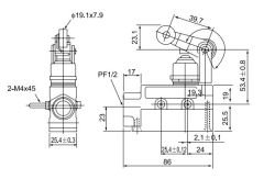 Cntd TZ-6104 IP65 Limit Switch