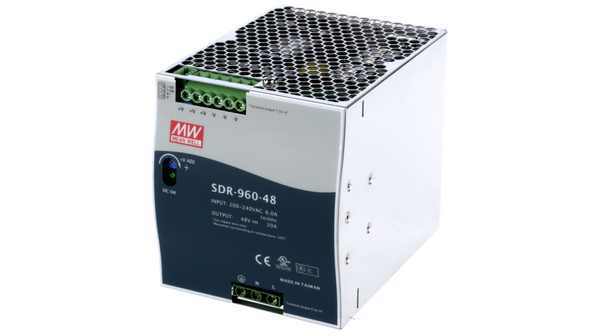 960W 48V 20A 180-264V SDR Ray Montaj Güç Kaynağı-SDR-960-48